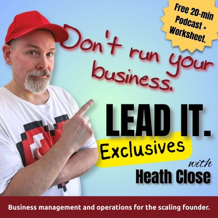 Copy of Don't run your business.